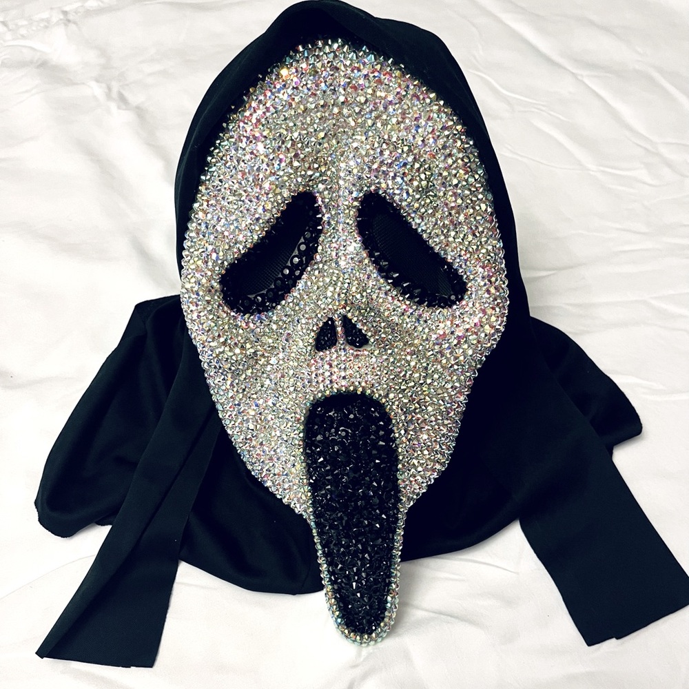 Custom stoned Scream Ghostface Halloween Mask